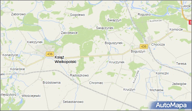 mapa Świętomierz, Świętomierz na mapie Targeo