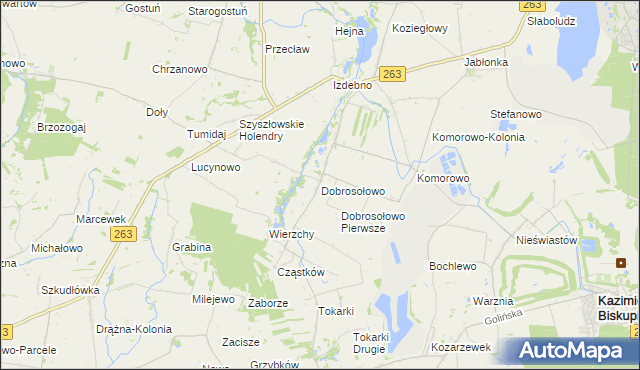 mapa Dobrosołowo, Dobrosołowo na mapie Targeo