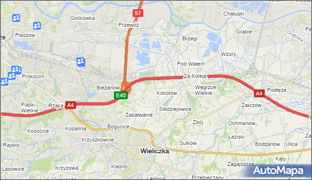 mapa Kokotów, Kokotów na mapie Targeo