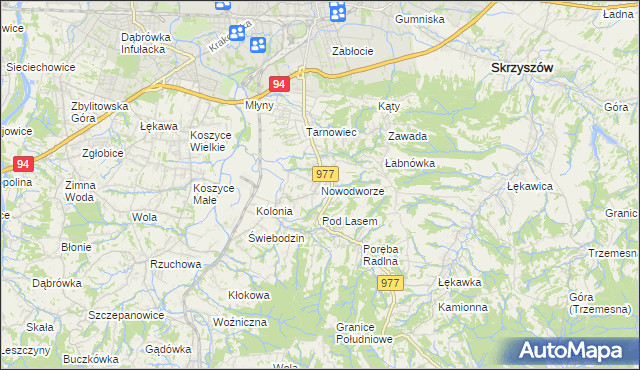 mapa Nowodworze, Nowodworze na mapie Targeo