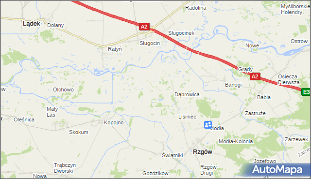 mapa Tarszewo, Tarszewo na mapie Targeo
