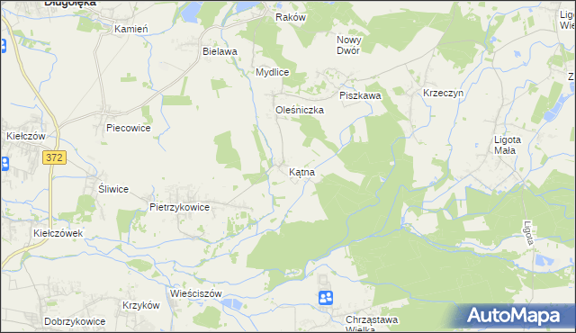 mapa Kątna, Kątna na mapie Targeo