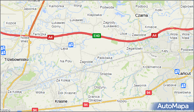 mapa Palikówka, Palikówka na mapie Targeo