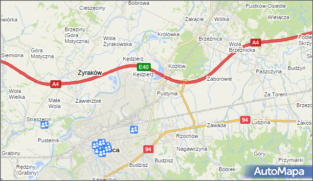 mapa Pustynia, Pustynia na mapie Targeo