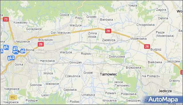 mapa Sądkowa, Sądkowa na mapie Targeo
