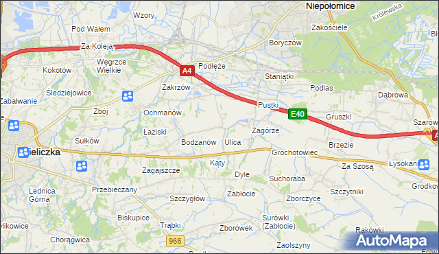 mapa Słomiróg, Słomiróg na mapie Targeo