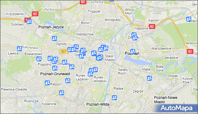 mapa Święty Marcin, Święty Marcin na mapie Targeo