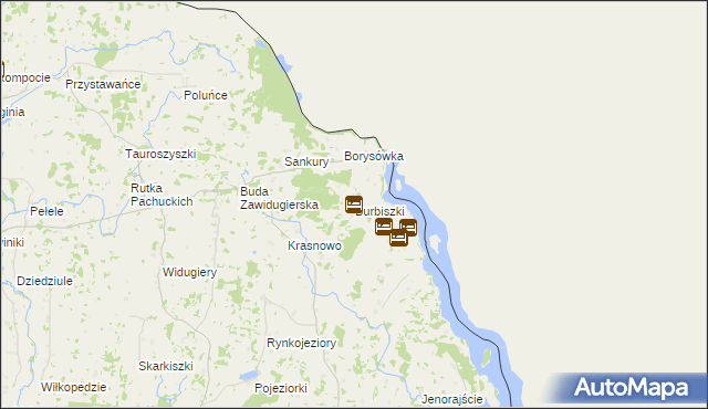 mapa Burbiszki, Burbiszki na mapie Targeo