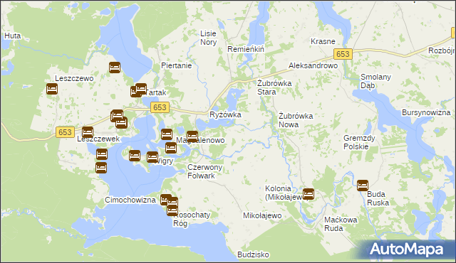 mapa Burdeniszki, Burdeniszki na mapie Targeo