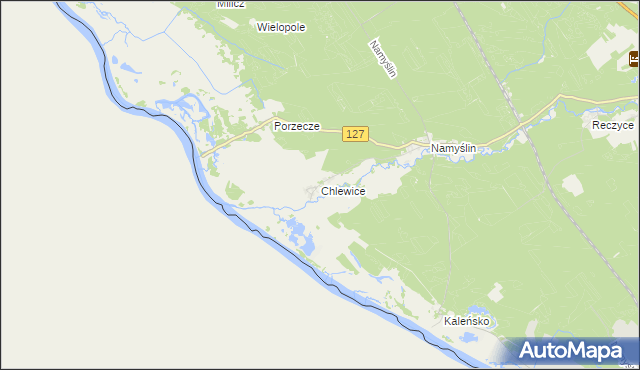 mapa Chlewice gmina Boleszkowice, Chlewice gmina Boleszkowice na mapie Targeo