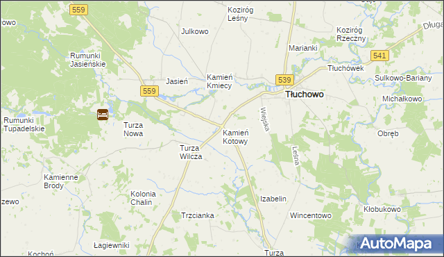 mapa Kamień Kotowy, Kamień Kotowy na mapie Targeo