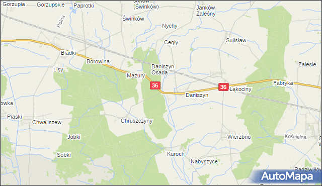 mapa Kamionka gmina Ostrów Wielkopolski, Kamionka gmina Ostrów Wielkopolski na mapie Targeo