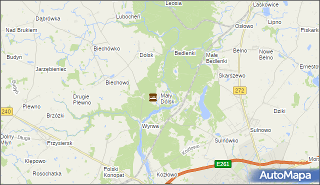 mapa Mały Dólsk, Mały Dólsk na mapie Targeo