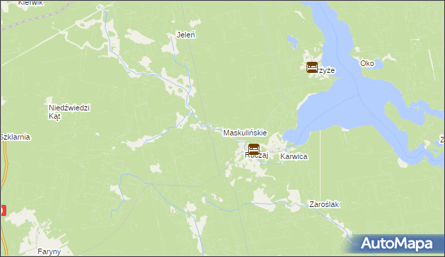 mapa Maskulińskie, Maskulińskie na mapie Targeo