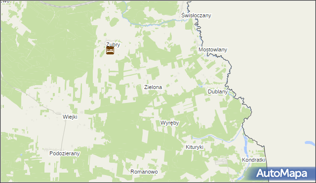 mapa Mostowlany-Kolonia, Mostowlany-Kolonia na mapie Targeo