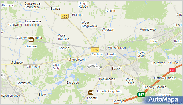 mapa Orchów, Orchów na mapie Targeo