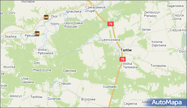 mapa Potoczek-Kolonia, Potoczek-Kolonia na mapie Targeo