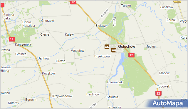 mapa Przekupów, Przekupów na mapie Targeo