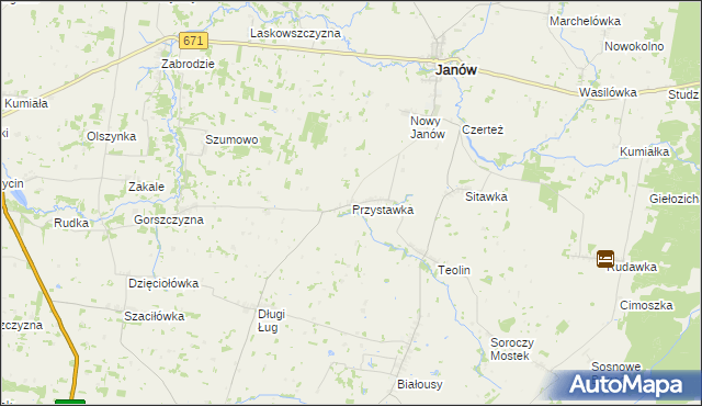 mapa Przystawka, Przystawka na mapie Targeo