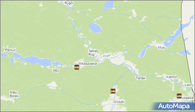 mapa Rygol, Rygol na mapie Targeo