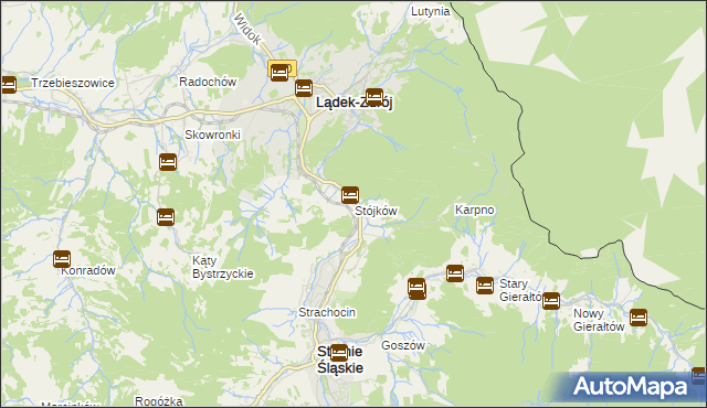 mapa Stójków, Stójków na mapie Targeo