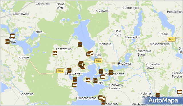 mapa Tartak gmina Suwałki, Tartak gmina Suwałki na mapie Targeo