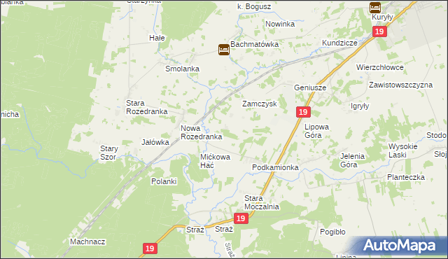mapa Wierzchjedlina, Wierzchjedlina na mapie Targeo