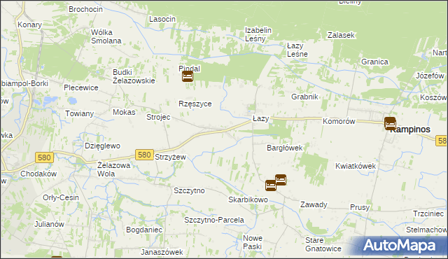 mapa Wola Pasikońska, Wola Pasikońska na mapie Targeo