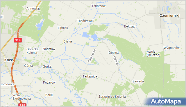 mapa Babczyzna, Babczyzna na mapie Targeo