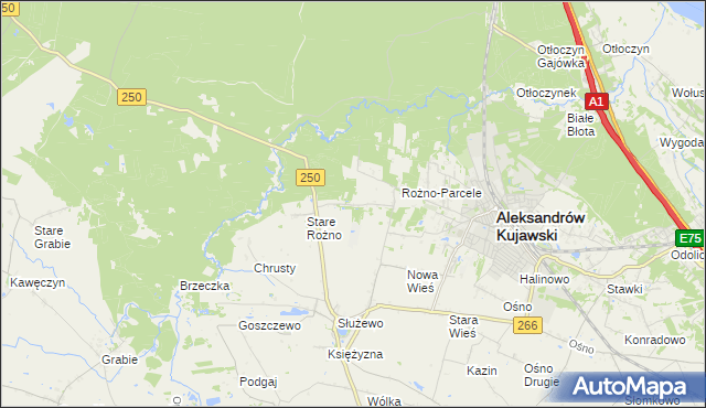 mapa Służewo-Pole, Służewo-Pole na mapie Targeo