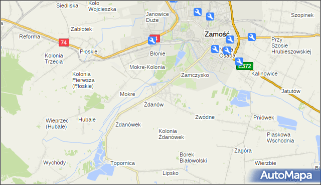 mapa Skokówka, Skokówka na mapie Targeo