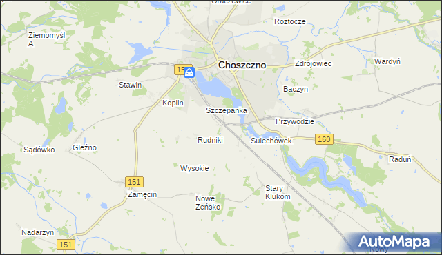mapa Gostyczyn, Gostyczyn na mapie Targeo