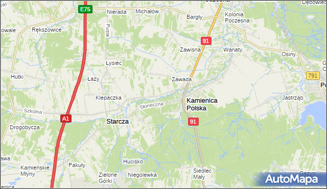 mapa Kolonia Klepaczka, Kolonia Klepaczka na mapie Targeo