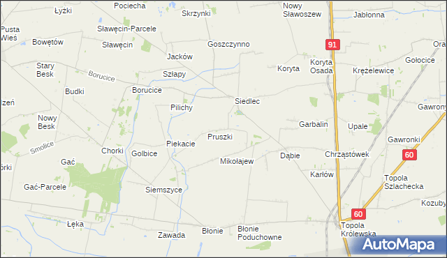 mapa Szarowizna, Szarowizna na mapie Targeo