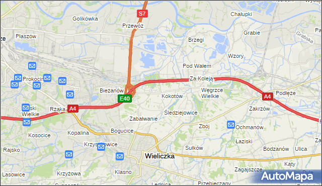 mapa Kokotów, Kokotów na mapie Targeo