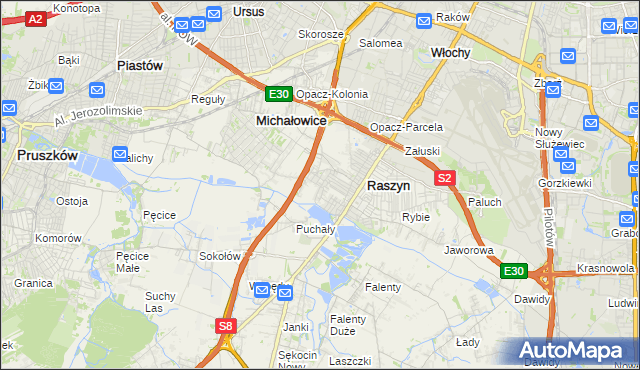 mapa Nowe Grocholice, Nowe Grocholice na mapie Targeo
