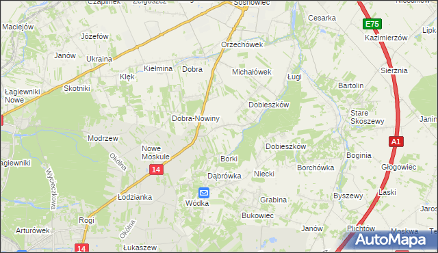 mapa Stary Imielnik, Stary Imielnik na mapie Targeo
