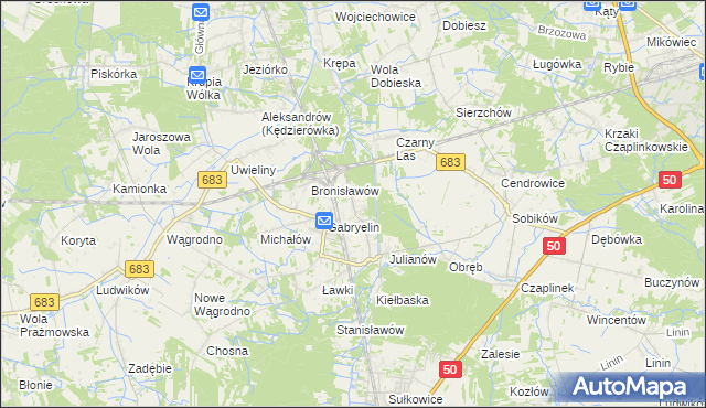 mapa Czachówek, Czachówek na mapie Targeo