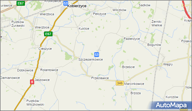 mapa Jaksonów, Jaksonów na mapie Targeo