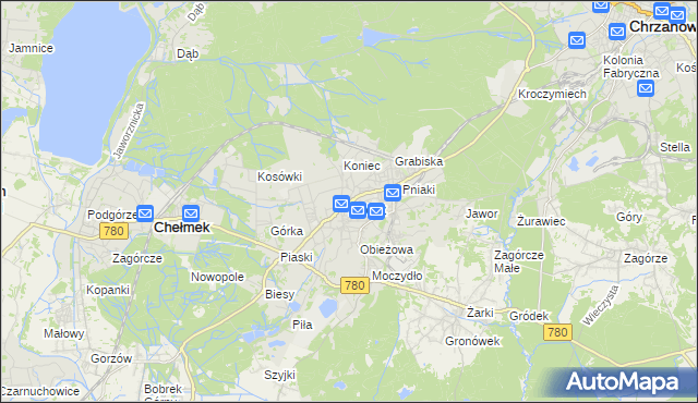 mapa Libiąż, Libiąż na mapie Targeo