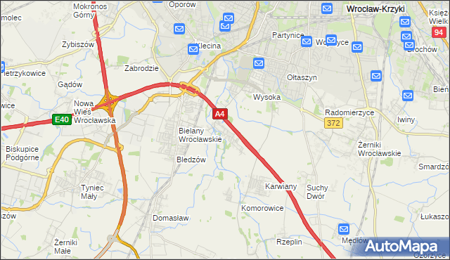 mapa Ślęza, Ślęza na mapie Targeo