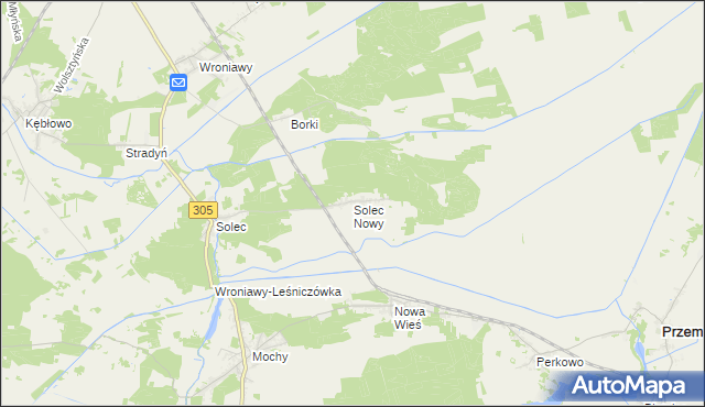 mapa Solec Nowy, Solec Nowy na mapie Targeo