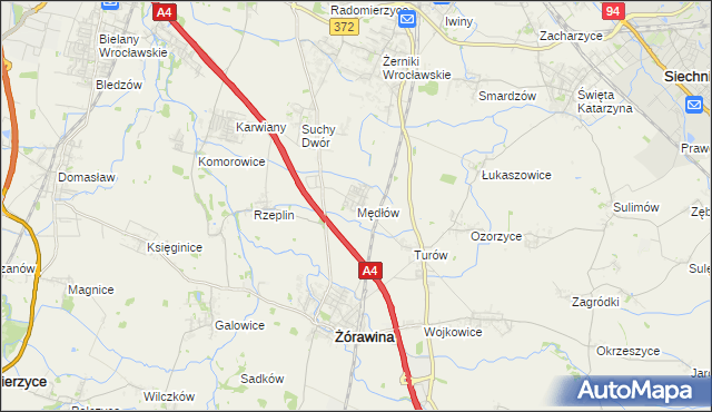 mapa Mędłów, Mędłów na mapie Targeo