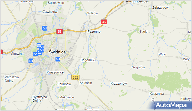 mapa Miłochów, Miłochów na mapie Targeo