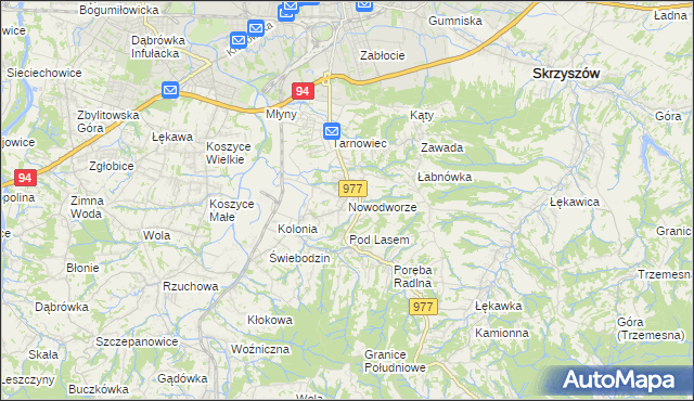 mapa Nowodworze, Nowodworze na mapie Targeo