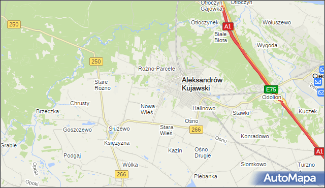 mapa Rudunki gmina Aleksandrów Kujawski, Rudunki gmina Aleksandrów Kujawski na mapie Targeo