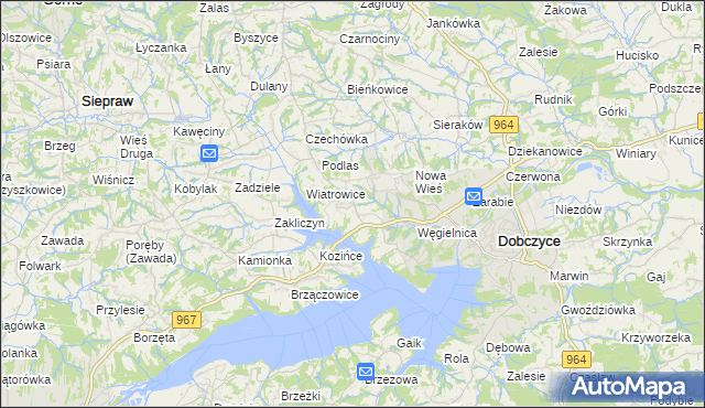 mapa Stojowice, Stojowice na mapie Targeo