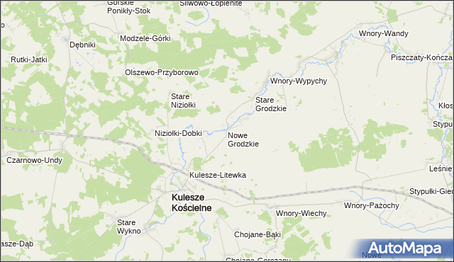 mapa Nowe Grodzkie, Nowe Grodzkie na mapie Targeo