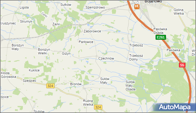 mapa Czechnów, Czechnów na mapie Targeo
