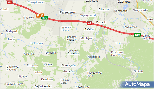 mapa Nowa Jerozolima, Nowa Jerozolima na mapie Targeo